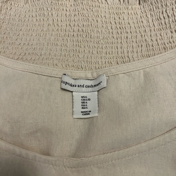 Anthropologie Cupcakes & Cashmere linen blend top - Picture 6 of 7